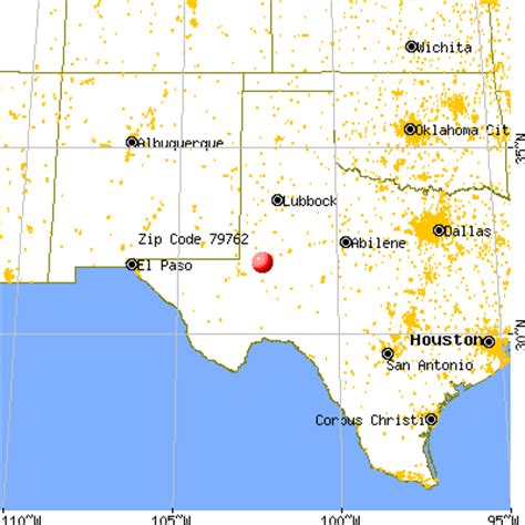 ZIP Code 79762 map, cities, demographics and stats